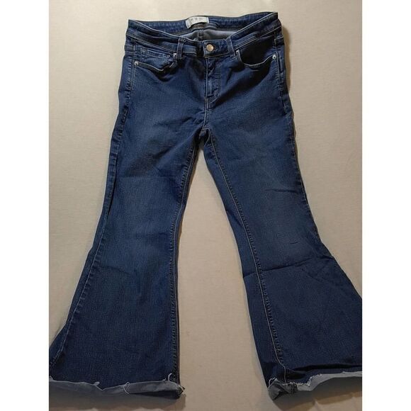WE THE FREE JUST FLOAT ON HIGH RISE BELL BOTTOMS SIZE 29 JEANS - Picture 1 of 7